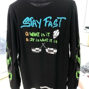 Chrome Hearts Sex Records Stay Fast Tee